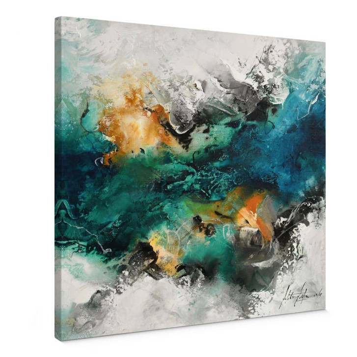 Leinwandbild Farbnebel abstrakt - Fedrau - WA444096