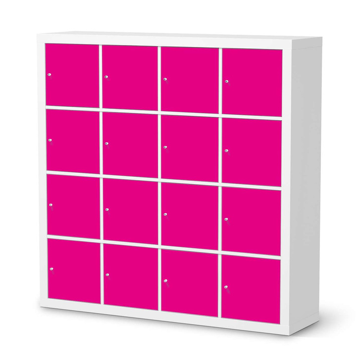 Möbelfolie IKEA Expedit Regal 16 Türen - Pink Dark - CR118112