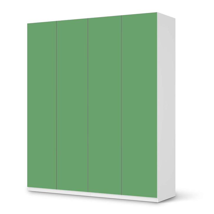 Möbelfolie IKEA Pax Schrank 236cm Höhe - 4 Türen - Grün Light - CR116895