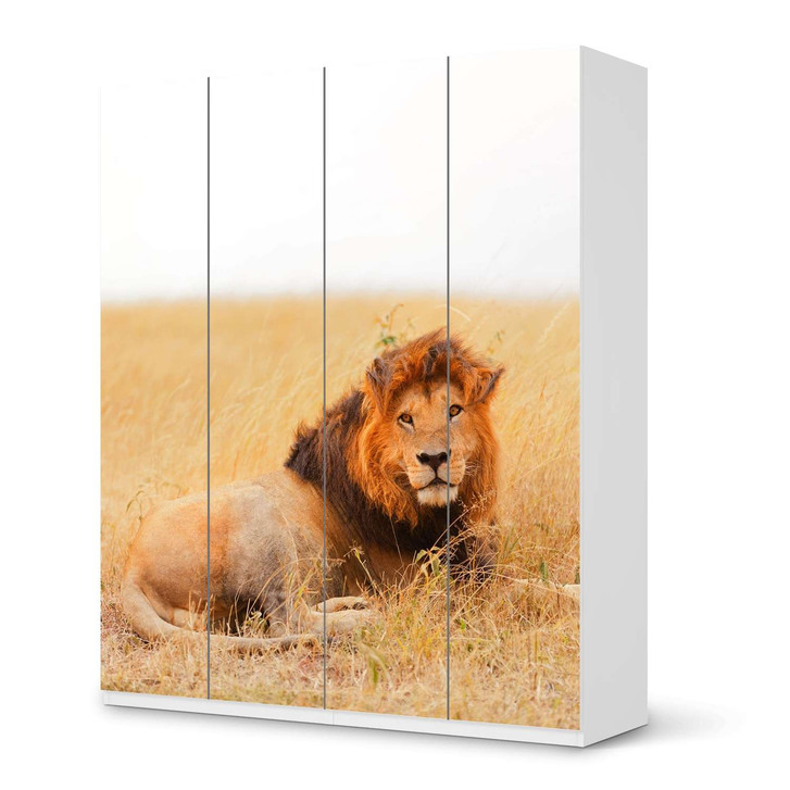 Möbelfolie IKEA Pax Schrank 236cm Höhe - 4 Türen - Lion King - CR116900