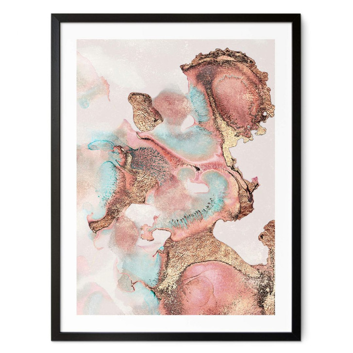 Poster Fredriksson - Goldene Tinte mit Nuancen in Rosé - WA379243