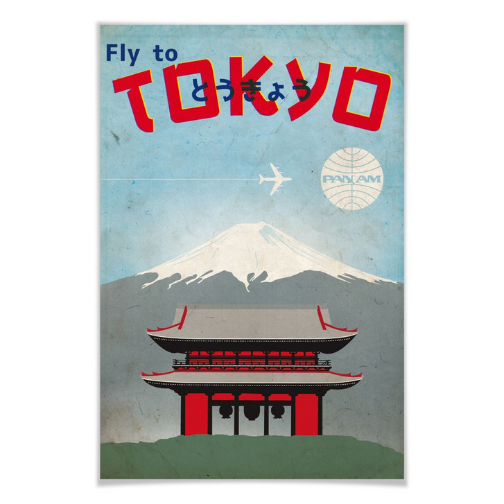 Poster PAN AM - Fly to Tokyo - WA165369