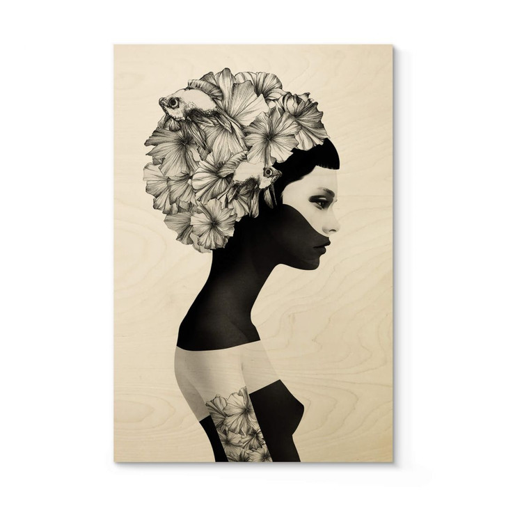 Holzposter Ireland - Marianna - Hibiskusblüten - WA299938