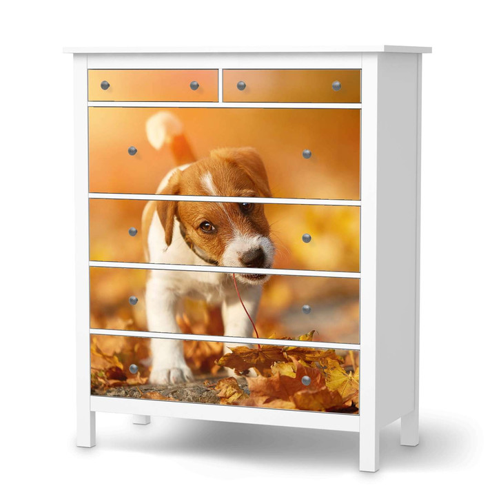 Klebefolie IKEA Hemnes Kommode 6 Schubladen - Jack the Puppy - CR111378
