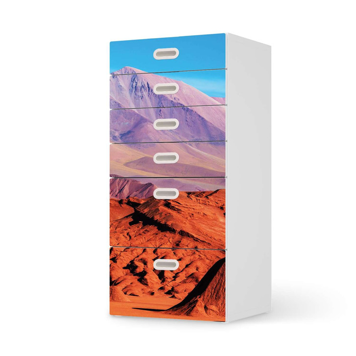 Klebefolie IKEA Stuva / Fritids Kommode - 6 Schubladen - Arizona - CR110149