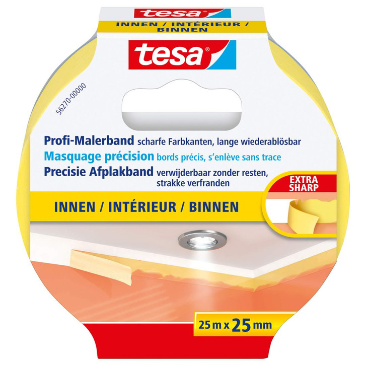 tesa® Profi-Malerband Innen 25m x 25mm - WA474637
