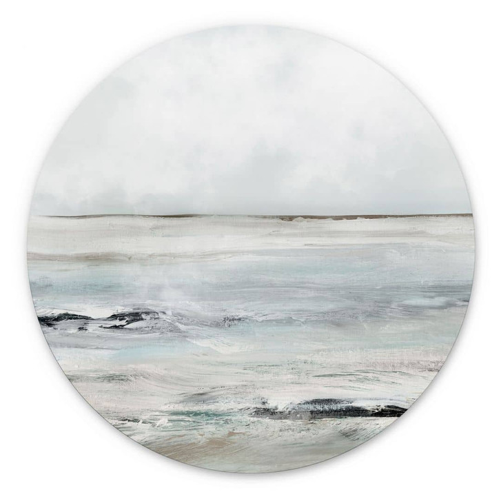 Wandbild Wellen am Sandy Bay - Hobday - Alu-Dibond - Rund - WA393755