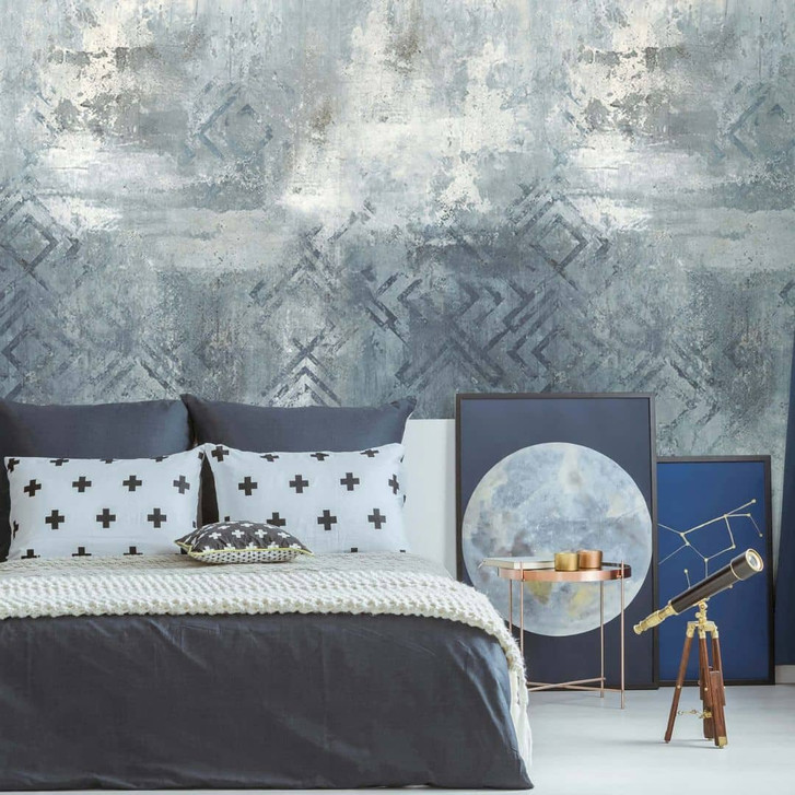 Fototapete Betonoptik Grafisch Modern in Grau - WA461608