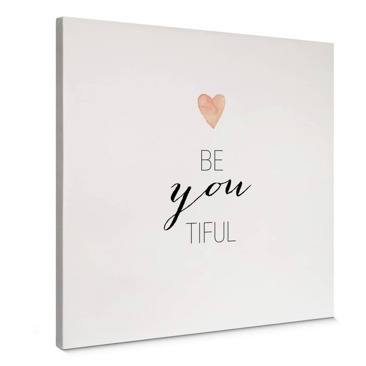 Leinwandbild Confetti & Cream - Be-you-tiful - Quadratisch - WA316759