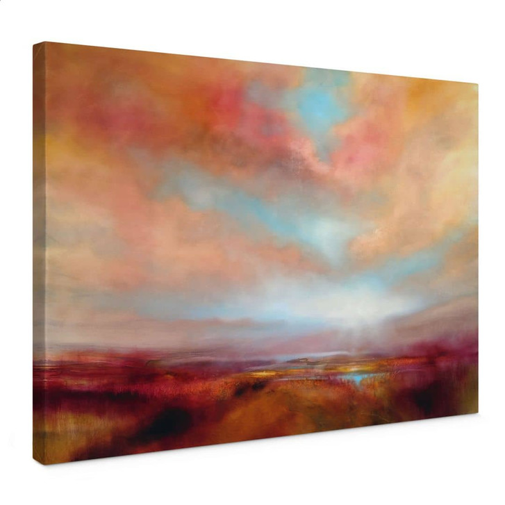 Leinwandbild Leuchtendes Feld im Sonnenlicht - Schmucker - WA507654