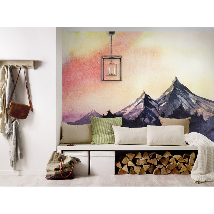 Livingwalls Fototapete Designwalls Mountain Paint Berge - WA296379
