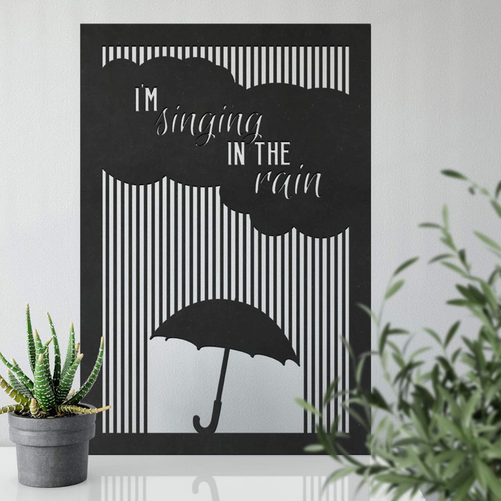 MDF - Holzdeko I'm singing in the rain - WA292270