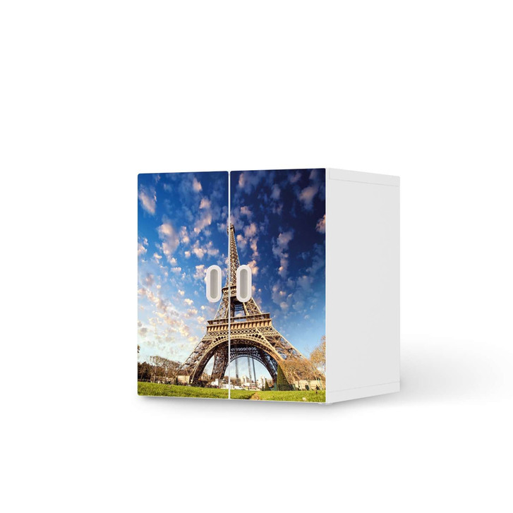 Möbelfolie IKEA Stuva / Fritids Schrank - 2 kleine Türen - La Tour Eiffel - CR118867