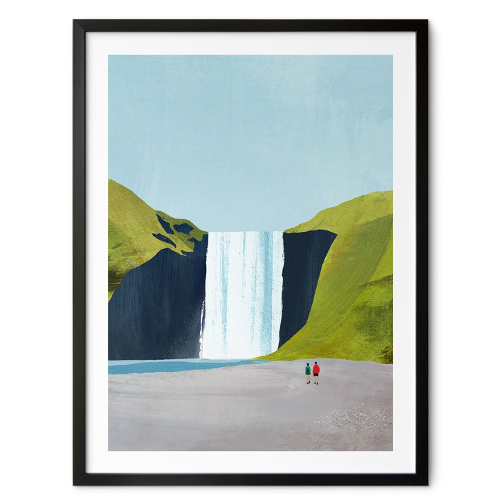 Poster Wasserfall in den Bergen - Rivers - WA513260
