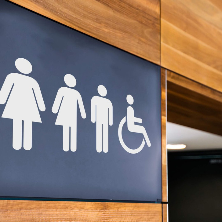 Wandtattoo WC Symbole - WA351030