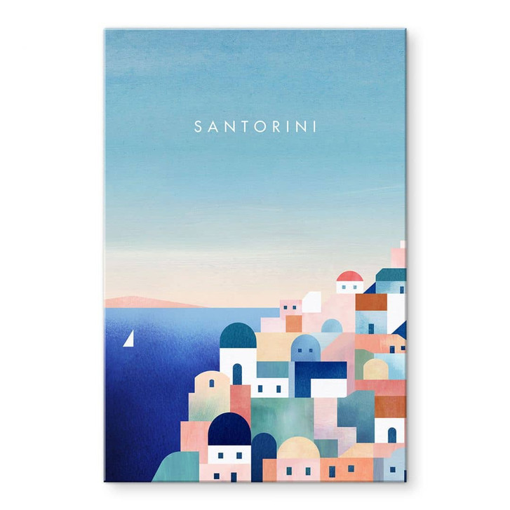 Acrylglasbild Häuser von Santorini - Rivers - WA479657