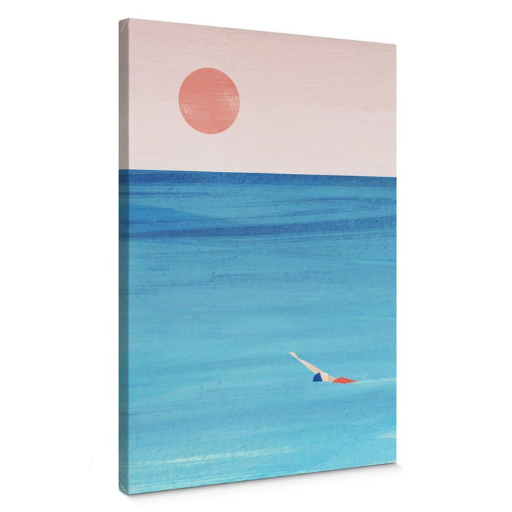 Leinwandbild Rivers - Sunset Swim - WA347780