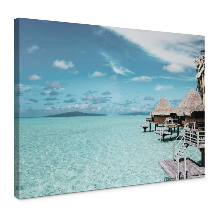 Leinwandbild Urlaub auf den Malediven  - WA376618