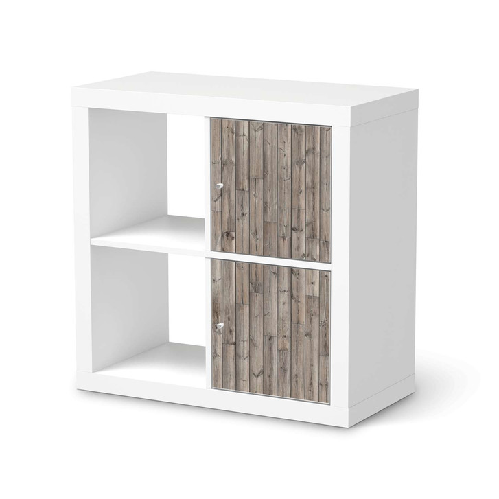 Möbelfolie IKEA Kallax Regal 2 Türen (hoch) - Dark washed - CR115327