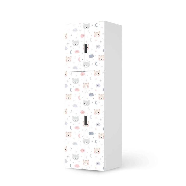 Möbelfolie IKEA Stuva / Malad - 2 grosse Türen und 2 kleine Türen - Sweet Dreams - CR118708