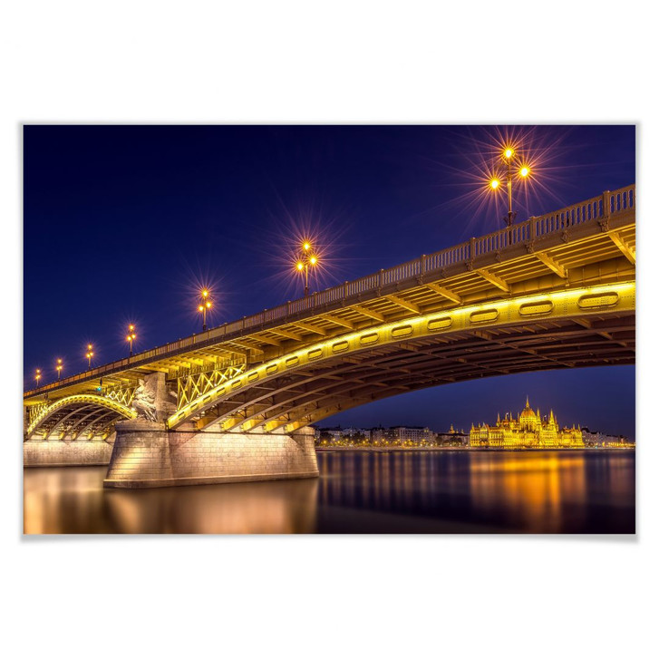 Poster Mørkeberg - Budapest bei Nacht - WA164506