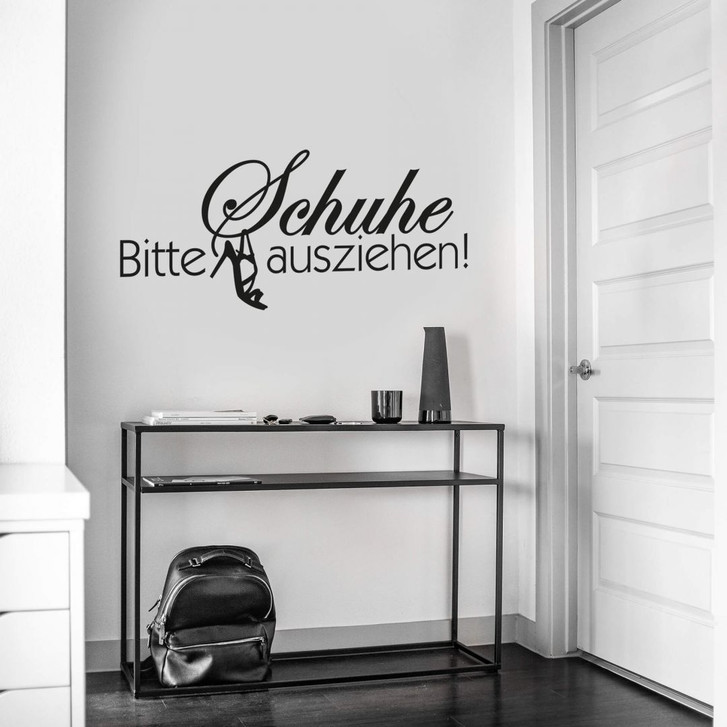 Wandtattoo Bitte Schuhe ausziehen 2 - WA206589