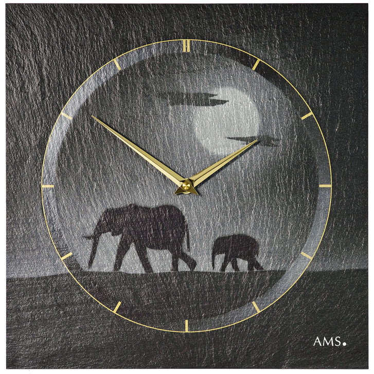 Wanduhr Naturschiefer - UG100488