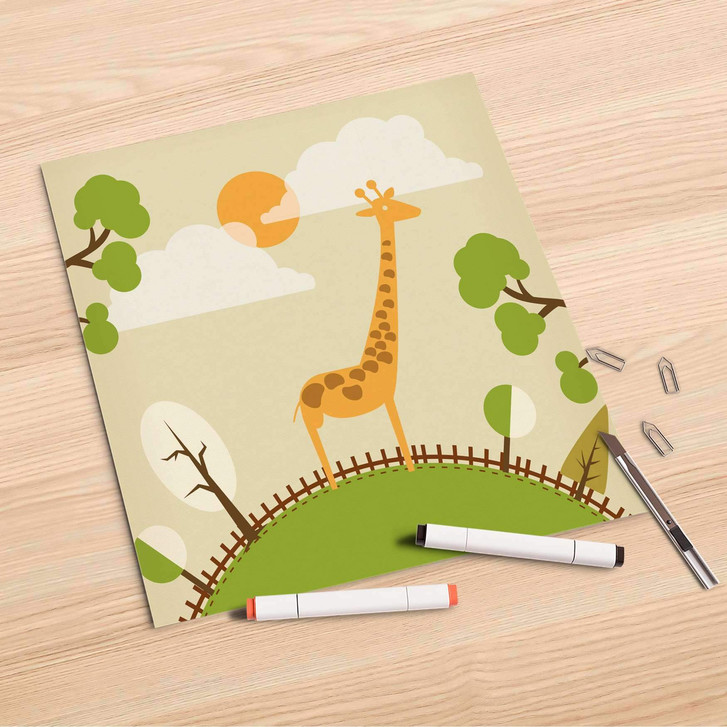 Folienbogen (30x30cm) - Mountain Giraffe - CR106883