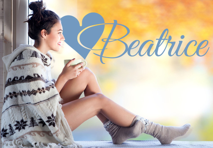 Glasdekor Wunschtext Initiale B - CG10531