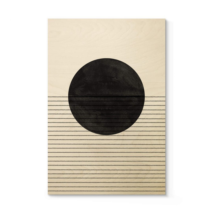 Holzbild The Miuus Studio - Kreis und Linien - WA355651