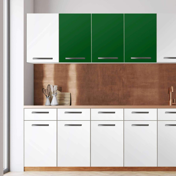 Klebefolie - Wandschrank 120cm Breite - Grün Dark - CR108306