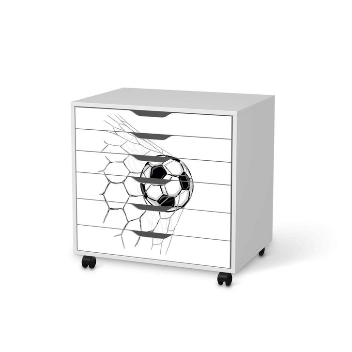 Möbelfolie IKEA Alex Rollcontainer 6 Schubladen - Eingenetzt - CR114204