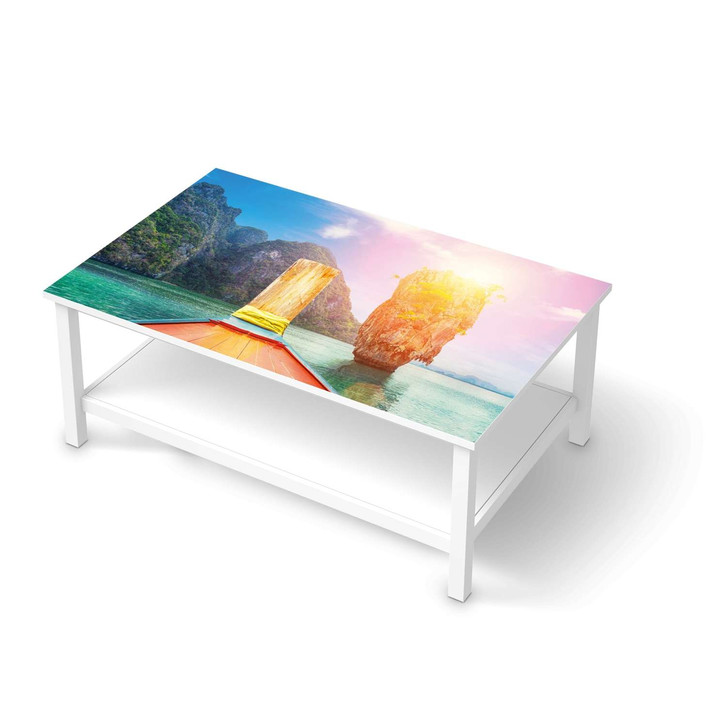 Möbelfolie IKEA Hemnes Tisch 118x75cm - Blue Water Lagoon - CR114930