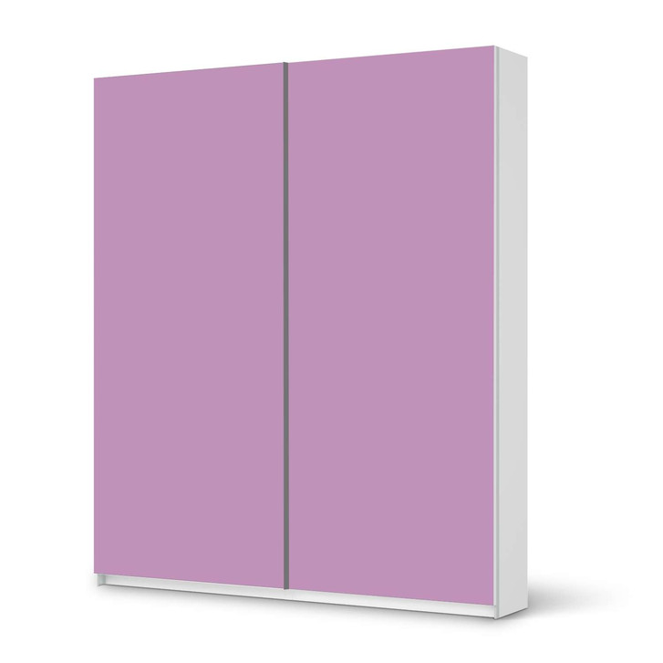 Möbelfolie IKEA Pax Schrank 236cm Höhe - Schiebetür - Flieder Light - CR116969