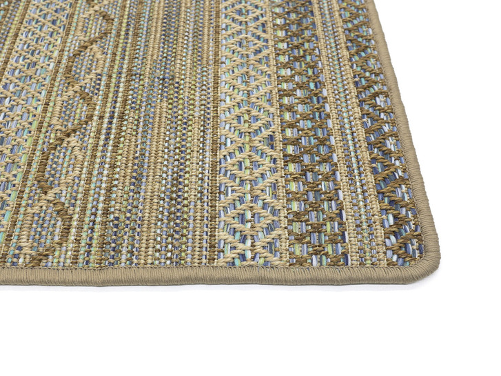 Nahla Kettelteppich Rechteck Wunschmass in Beige - TS418963