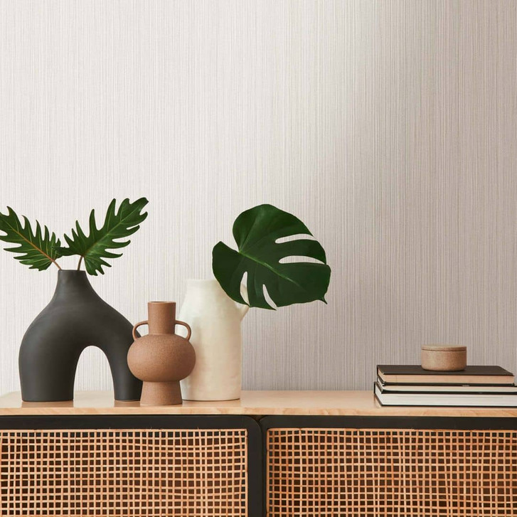 Vliestapete Hellgrau einfarbig Uni Tapete Grau Modern für Wohnzimmer, Küche - WA382699