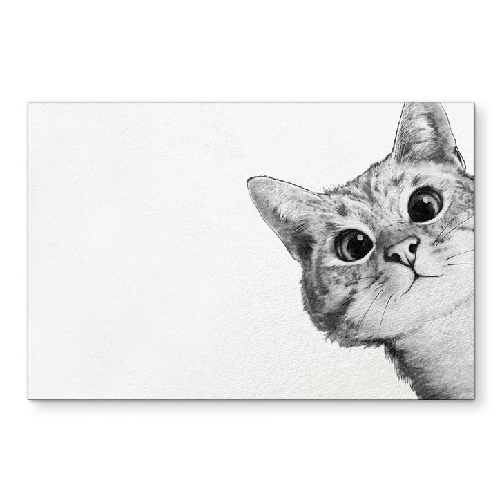 Wandbild Sneaky Cat - Graves - Alu-Dibond - WA423347