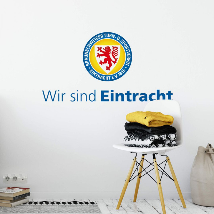 Wandsticker Eintracht Braunschweig Wir sind Eintracht - WA199749