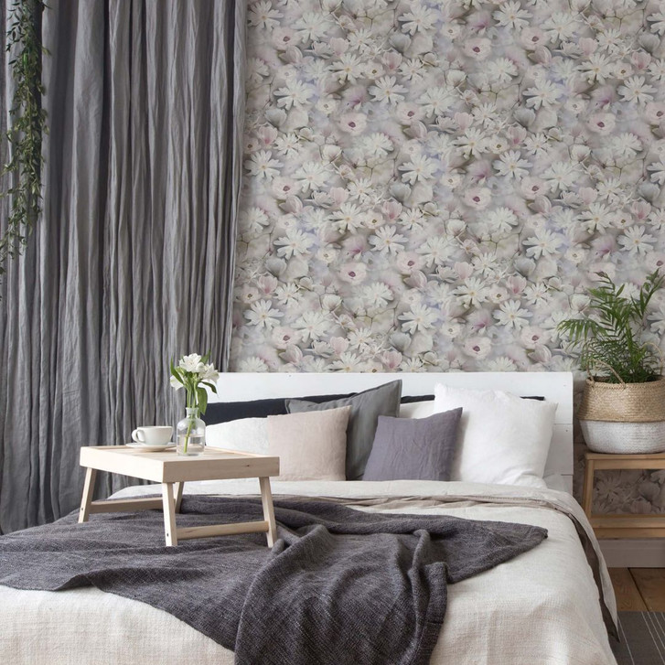 A.S. Création Blumentapete PintWalls Vliestapete Weiss, Grün - WA351346