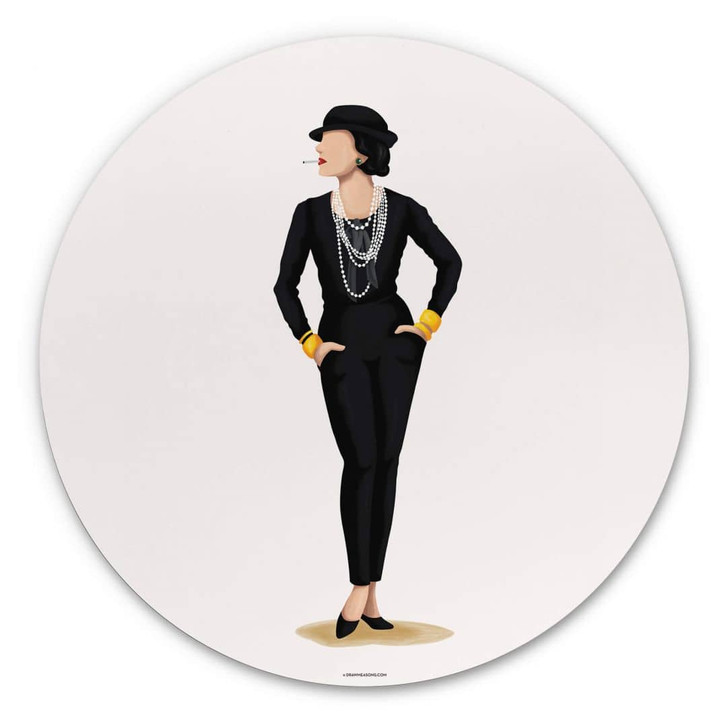 Alu-Dibond Tohmé - Coco - Rund - WA340371