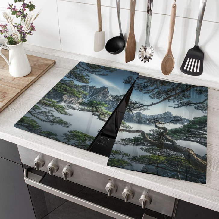 Herdabdeckplatte Kiefernwald im Huang Shan Gebirge - NingYun Ye - WA434413