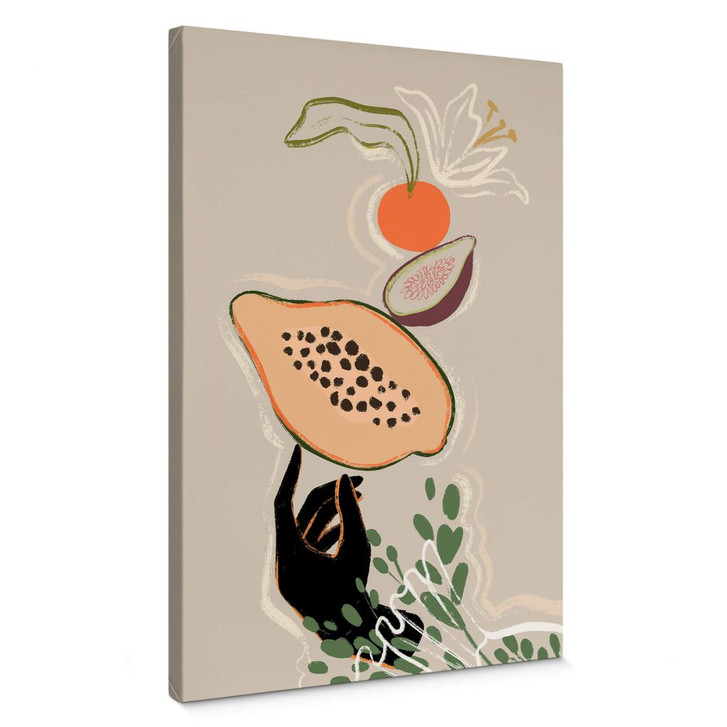 Leinwandbild Kunst - Arty Guava - Papaya Balance - WA403006