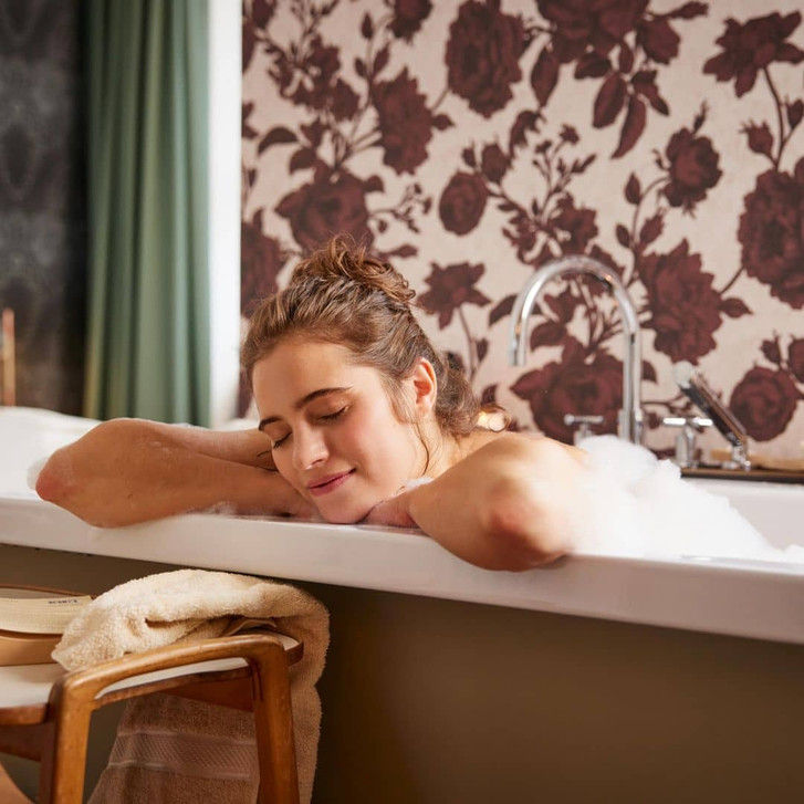 Livingwalls Rosentapete My Home My Spa Vliestapete Romantic Home rot, rosa, schwarz - WA341784