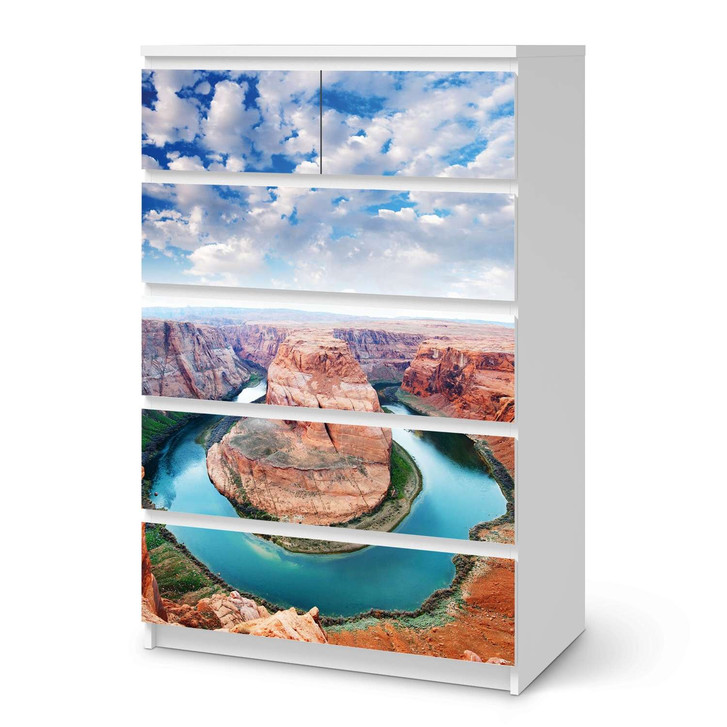 Möbel Klebefolie IKEA Malm Kommode 6 Schubladen (hoch) - Grand Canyon - CR113716