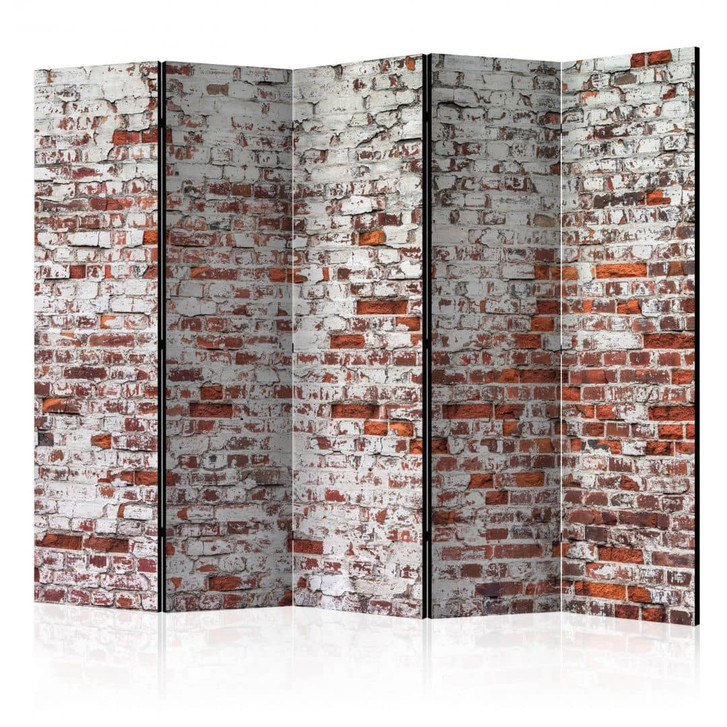 Paravent, Raumteiler freistehend, Trennwand - Echo vergangener Tage, 5-teilig - 225 x 172 cm - WA454244
