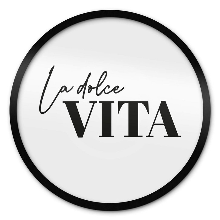 Poster La Dolce Vita - Rund - WA379787