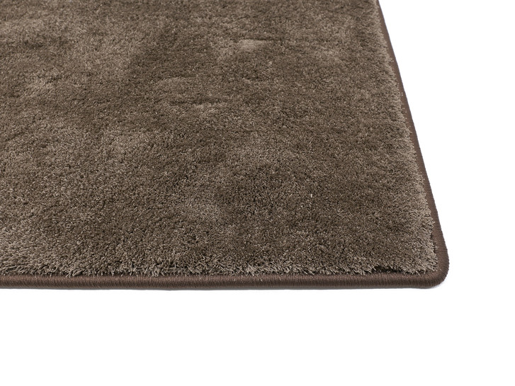 Yuki Velours Kettelteppich Wunschmass in Coffee - TS497384