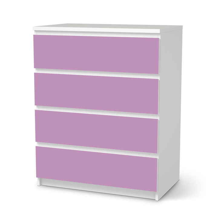 Folie IKEA Malm Kommode 4 Schubladen - Flieder Light - CR105594