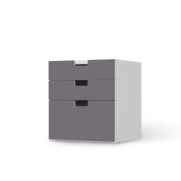 Folie IKEA Stuva / Malad Kommode - 3 Schubladen - Grau Light - CR106021