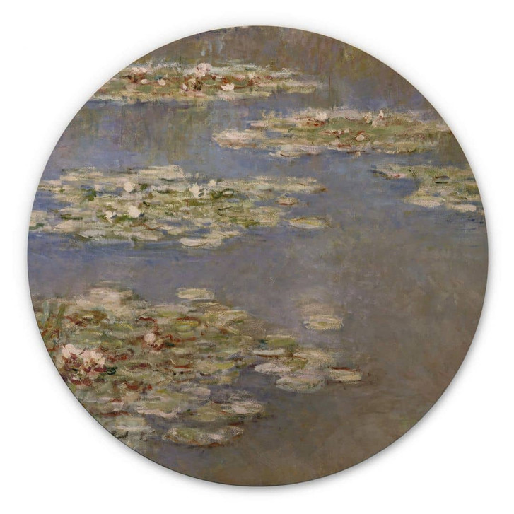 Holzbild Monet - Seerosen 1905 - Rund - WA327013